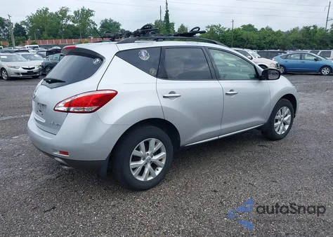 2012 Nissan Murano Sv z USA, uszkodzony, nr VIN JN8AZ1MW5CW239483